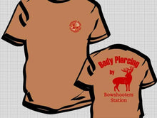 Load image into Gallery viewer, Logo Tan short sleeve cotton tee shirts