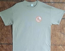 Load image into Gallery viewer, Logo Tan short sleeve cotton tee shirts
